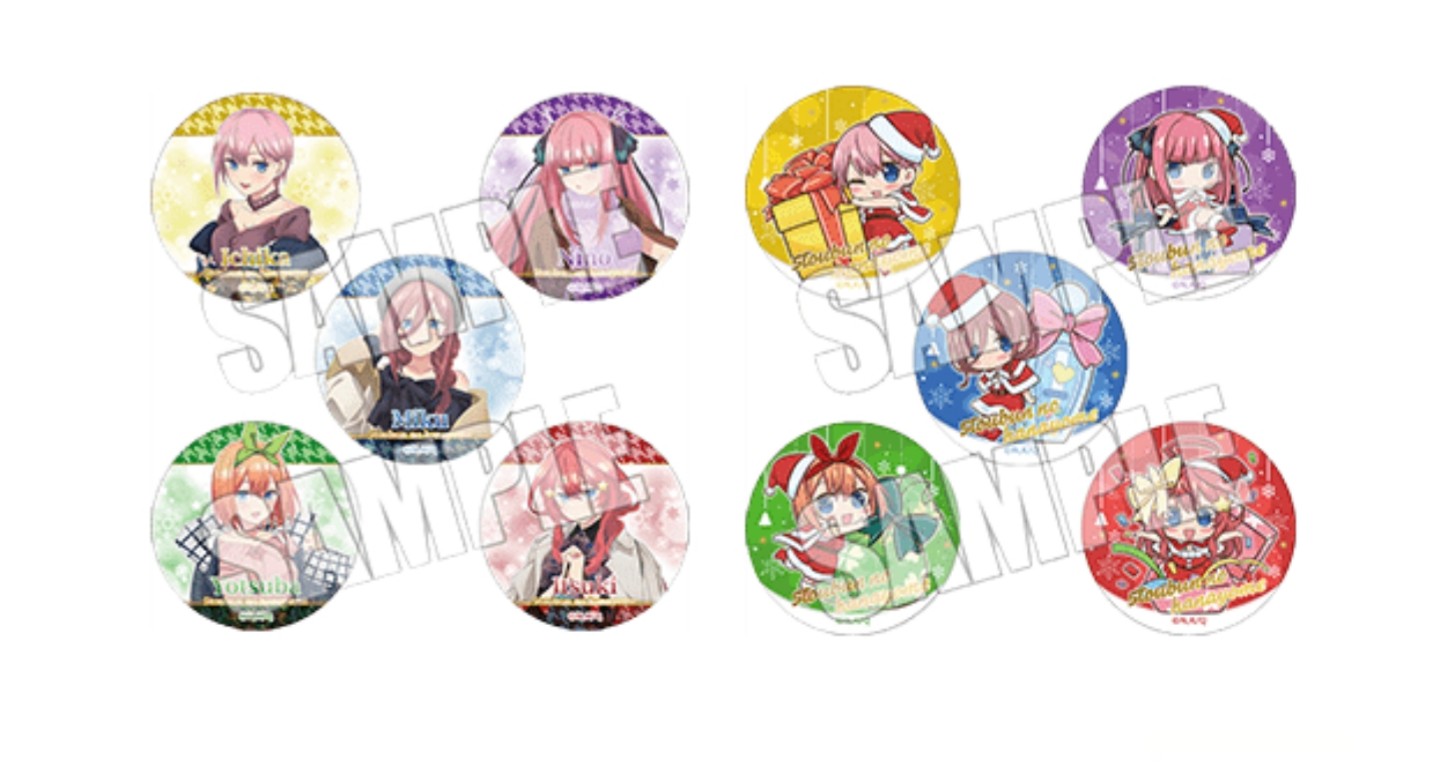 五等分の花嫁 THEキャラSHOP 池袋マルイ ミニアクリルアート 全員